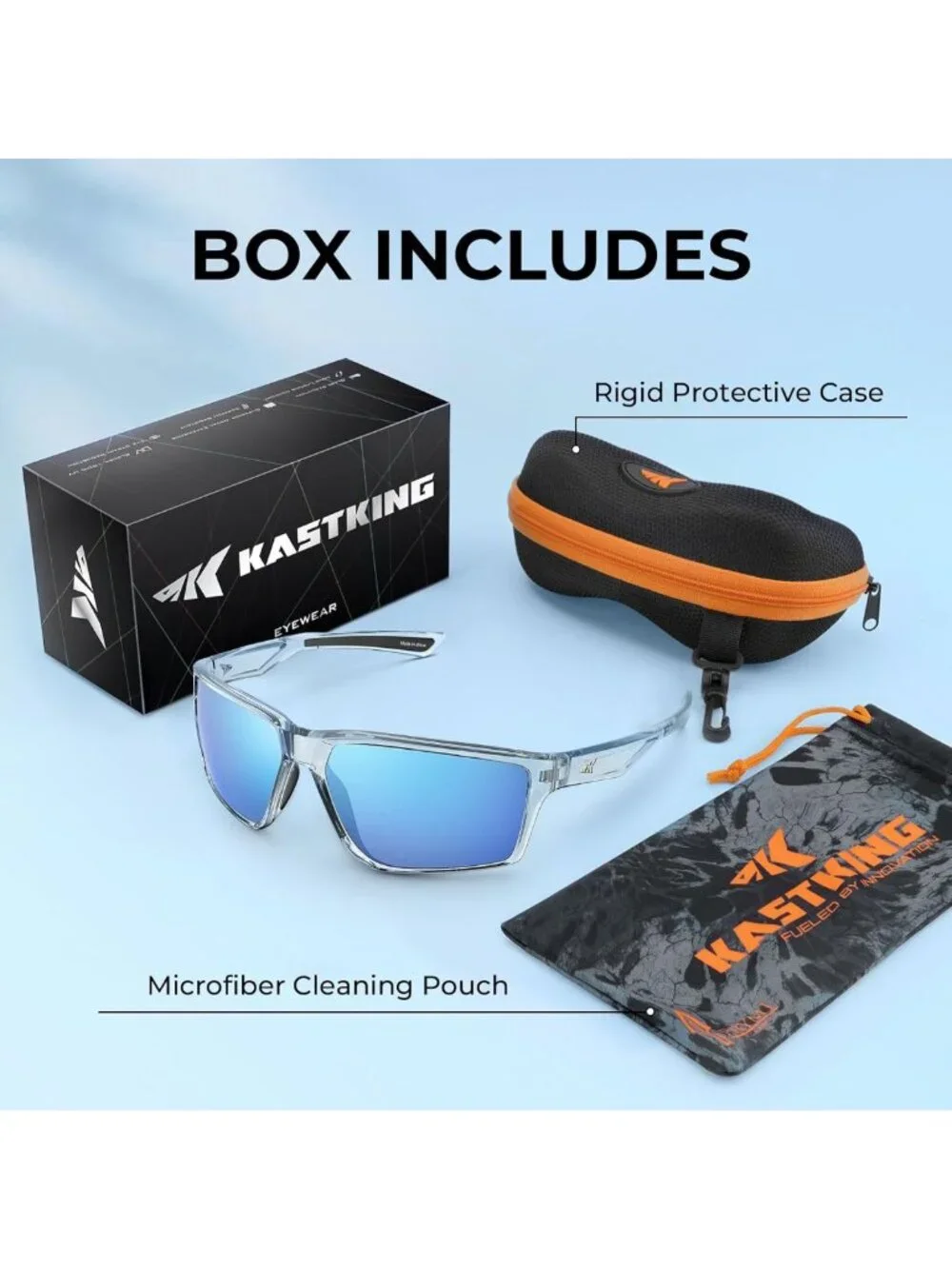 Polarized Sport Sunglasses for Men & Women | UV Protection, Lightweight
